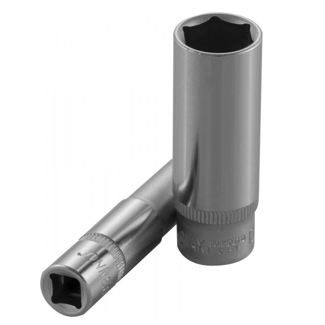 головка торцевая глубокая 1/4"dr, 10 мм jonnesway