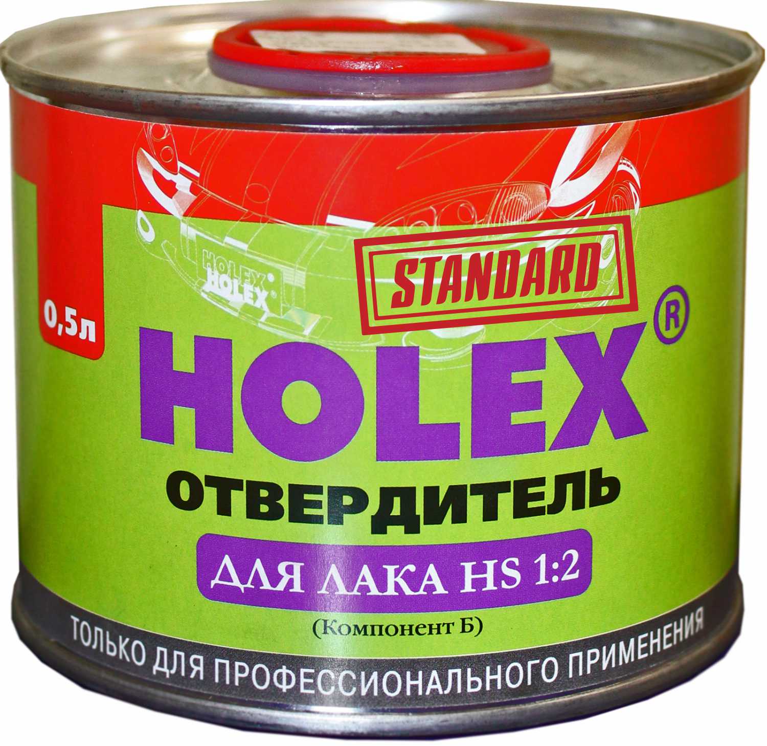 отвердитель для лака standard hs (0,5л) holex