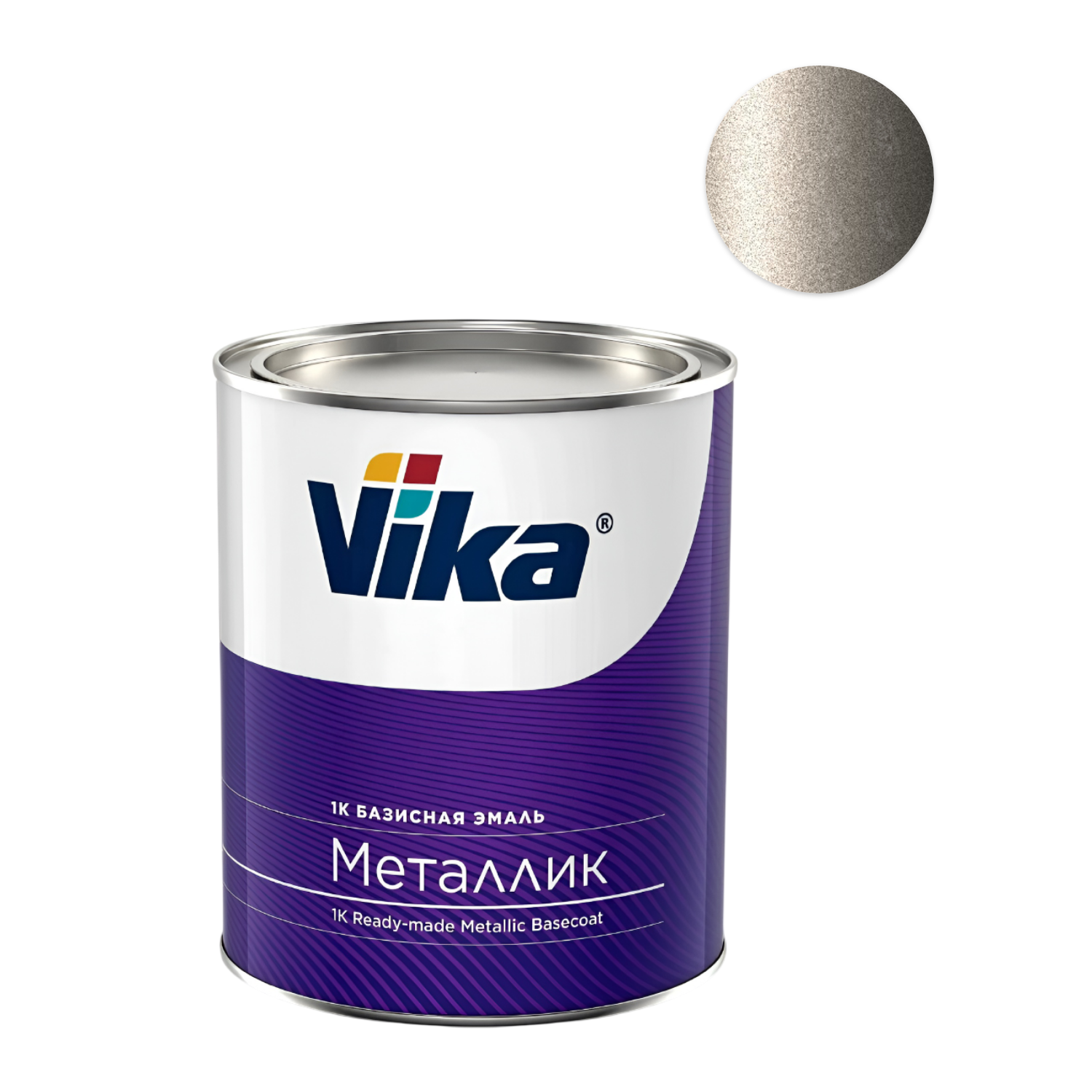 626 Мокрый асфальт автоэмаль металлик 0,75кг Vika