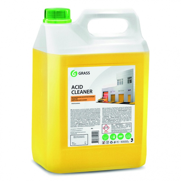 чистящее средство для разных поверхностей "acid cleaner" 5,9кг grass