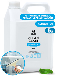 Очиститель стекол и зеркал "Clean Glass concentrate Professional" 5кг GraSS