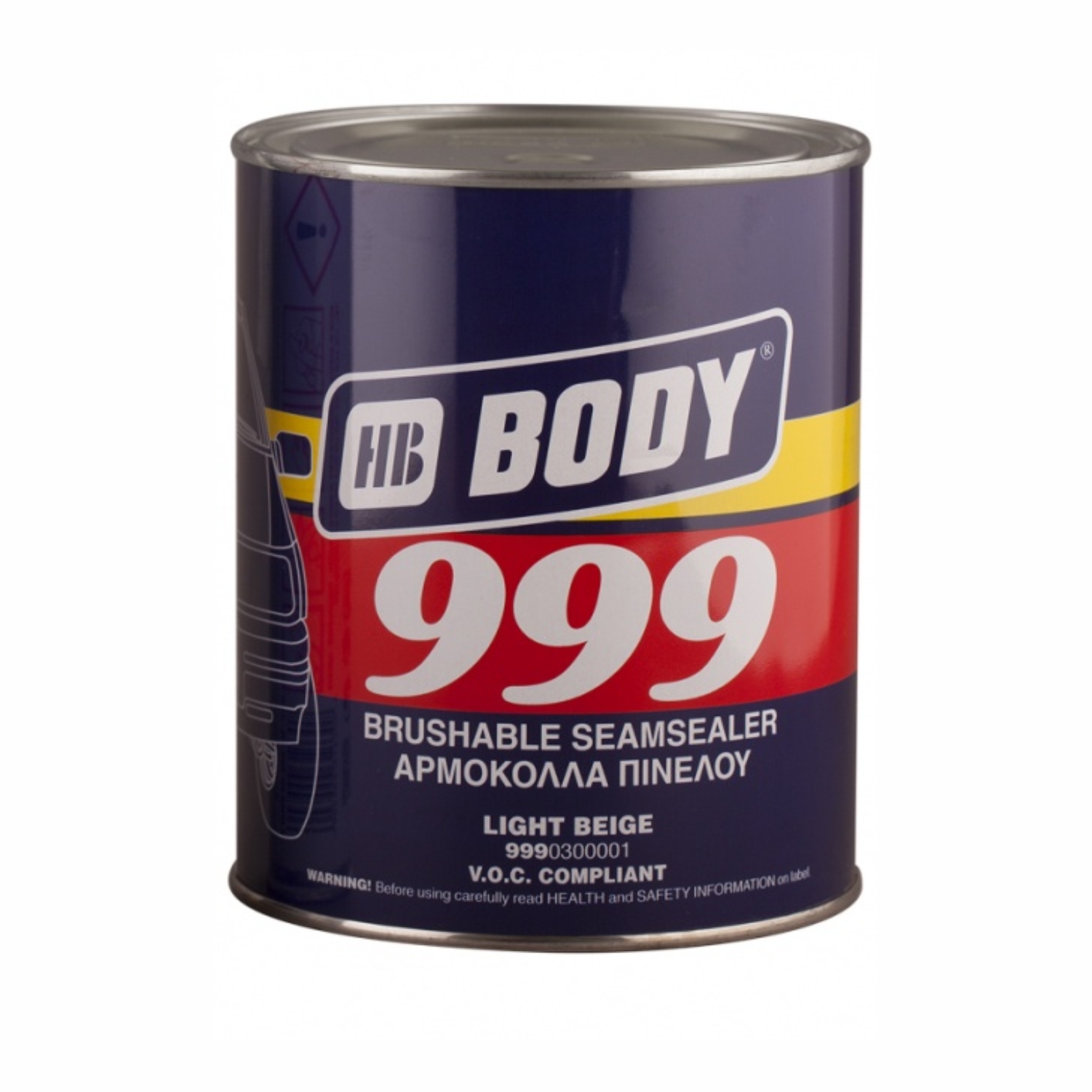 999 герметик на основе каучука светло-бежевый 1,0 кг hb body