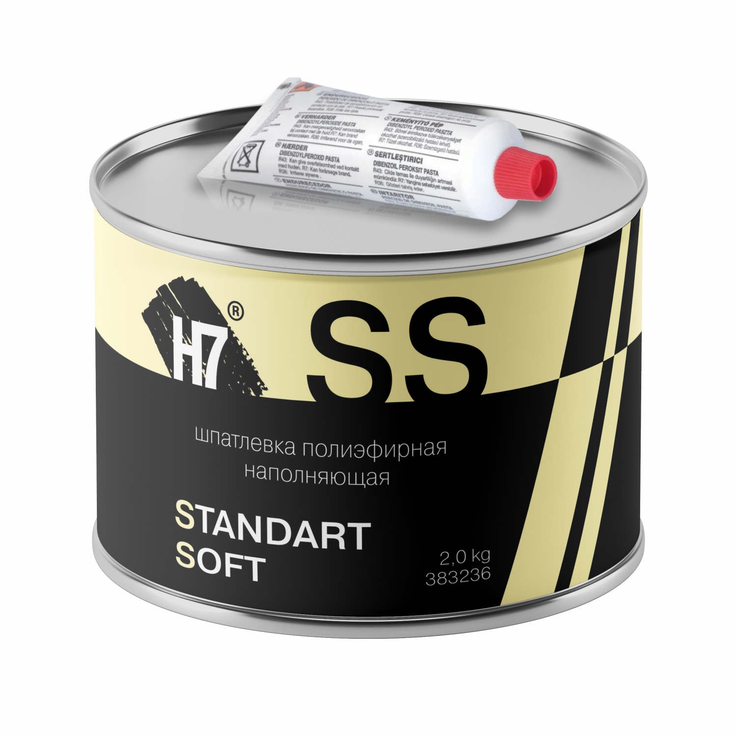 шпатлевка полиэфирная наполняющая standard soft 2кг н7
