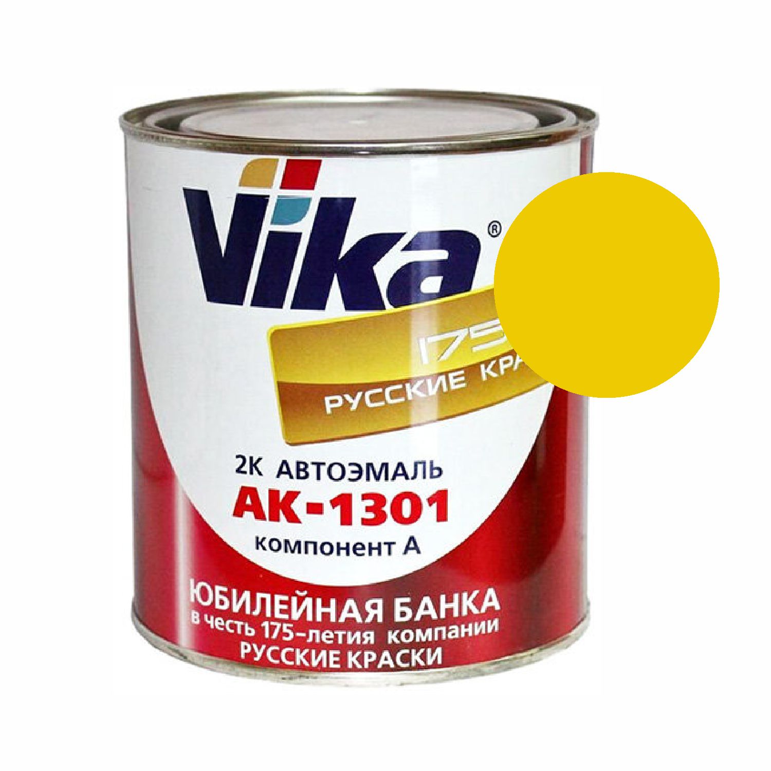 1023 ral 2k акриловая эмаль желтый глубокий (0,85кг) ак-1301 vika