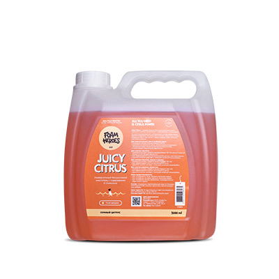 Очиститель универсальный органический Juicy Citrus 3л Foam Heroes