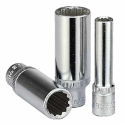 головка торцевая глубокая 12-гранная 1/4" 8мм l50мм force