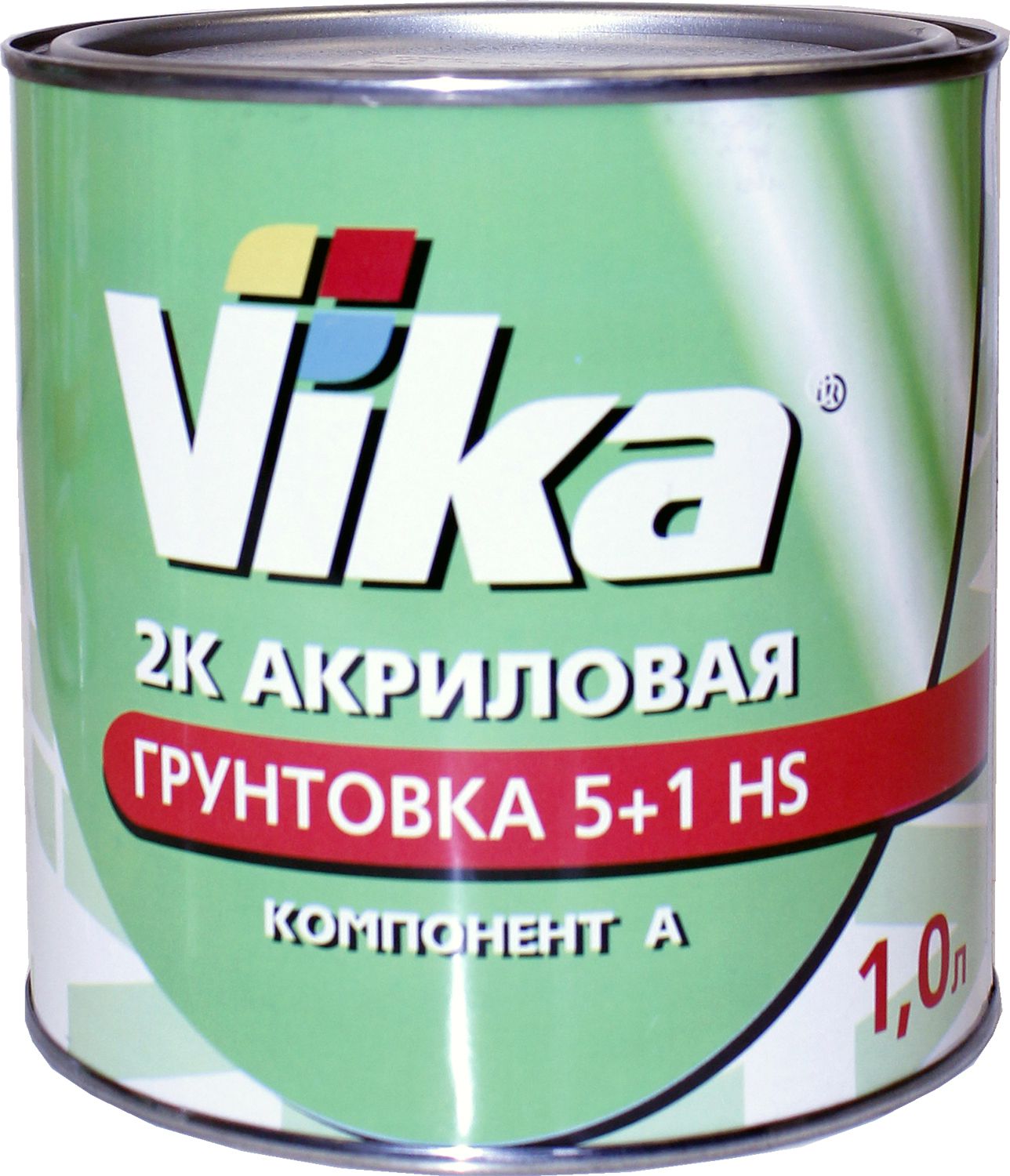 грунт акриловый 2к 5:1 hs черный 1,2кг vika
