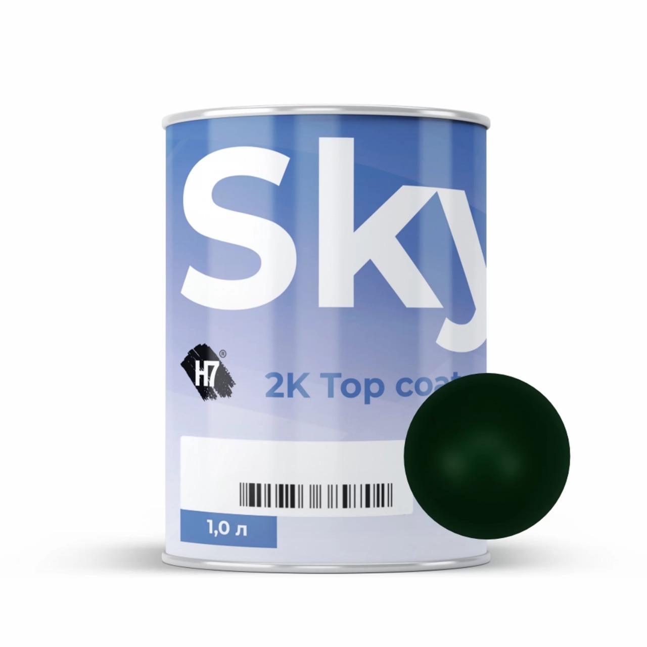 7542 Transparent emerald 2К 2:1 акриловый компонент подбора автоэмалей 1л SkyMix H7