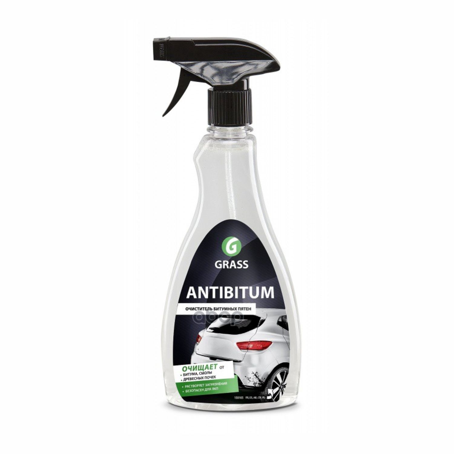 очиститель битумных пятен «antibitum» 500мл триггер grass