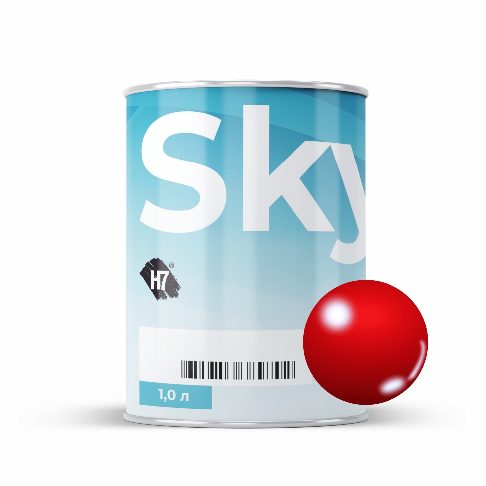 7019 transparent scarlet компонент для подбора автоэмалей базовый 1л skymix h7