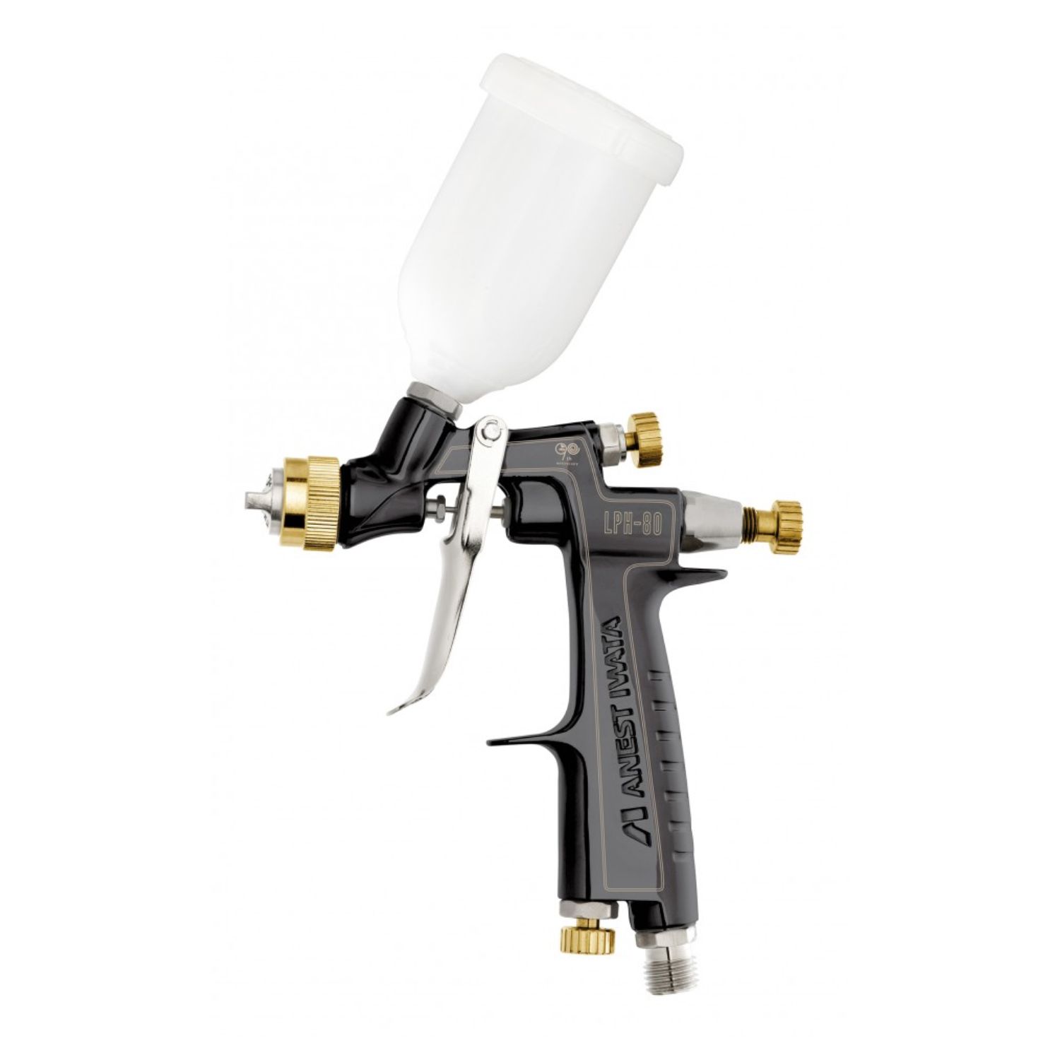 краскопульт мини lph-80 d1.0мм без бачка anest iwata