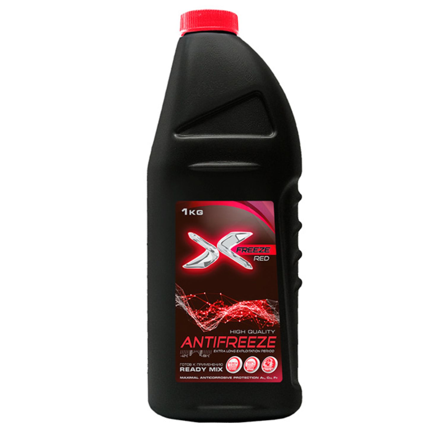 антифриз дз (красный) x-freeze red в п/э канистре 1кг