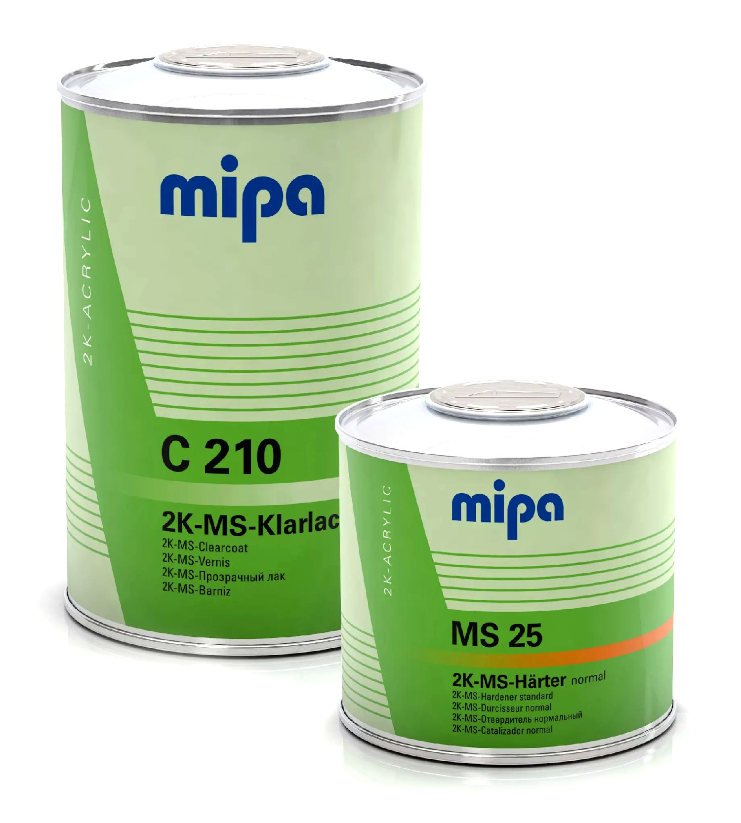 лак акриловый с210 ms (1л+0,5отверд) mipa
