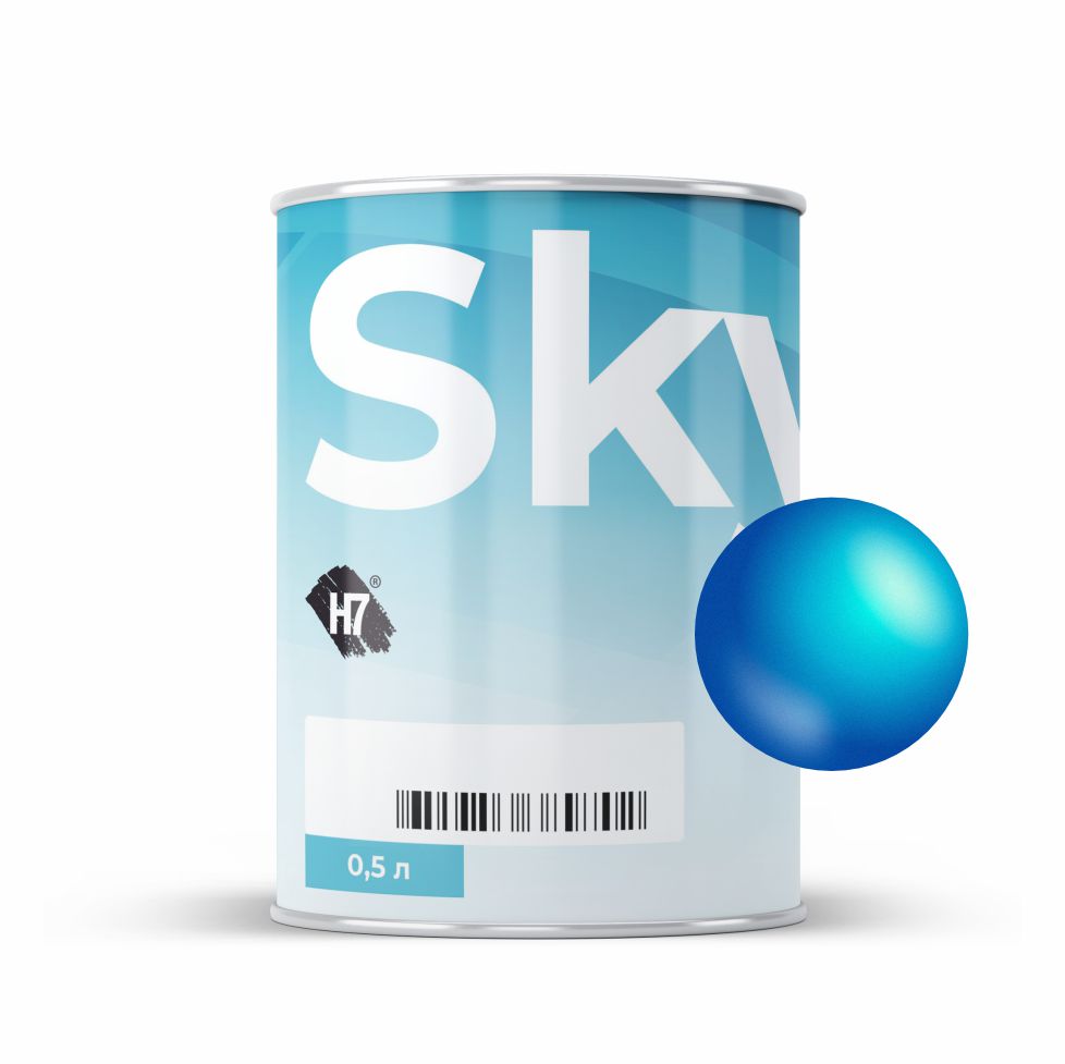 7165 blue silver for coloring компонент для подбора автоэмалей базовый 0.5л skymix h7