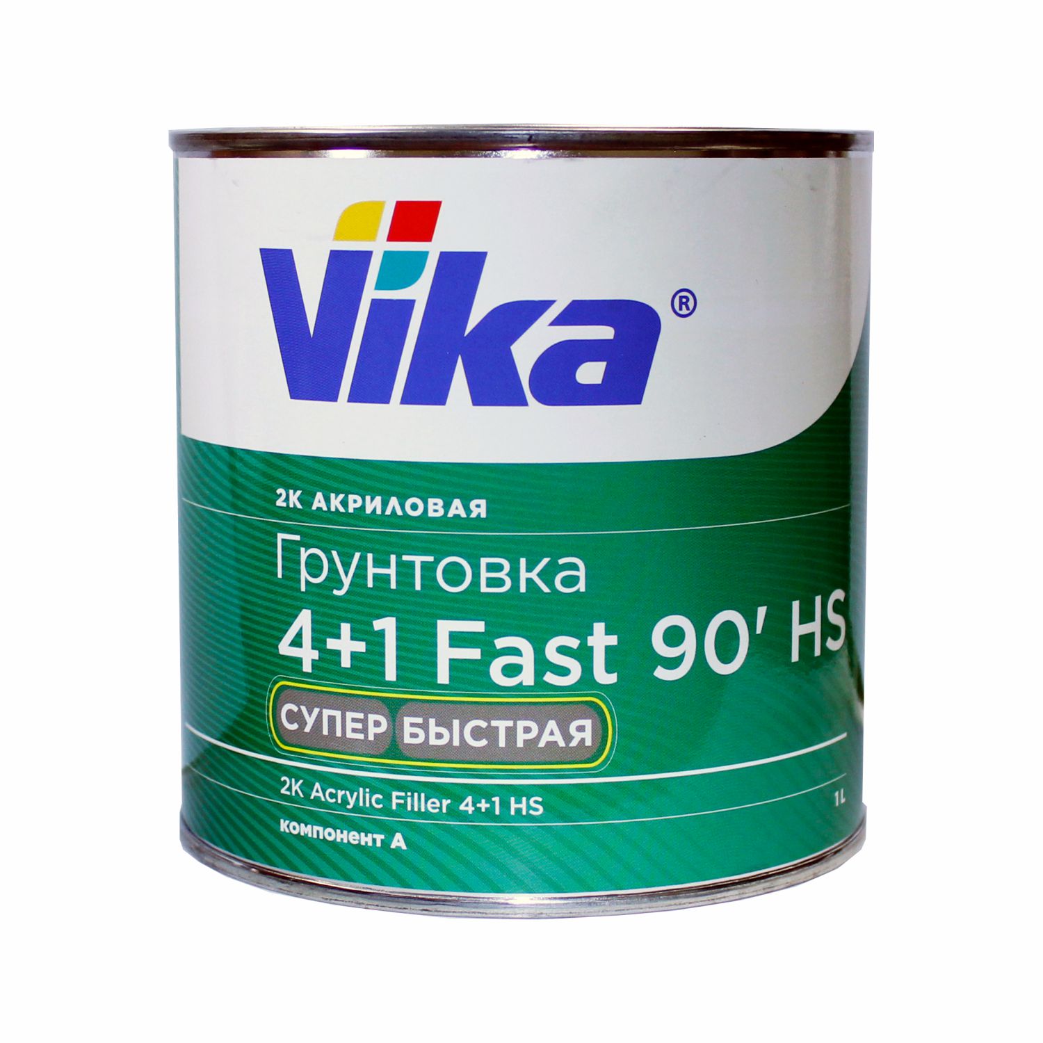грунтовка акриловая 2к 4:1 hs fast 90' серая 1,2кг vika