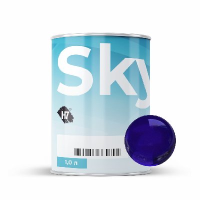 7052 Permanent blue компонент для подбора автоэмалей базовый 1л SkyMix H7