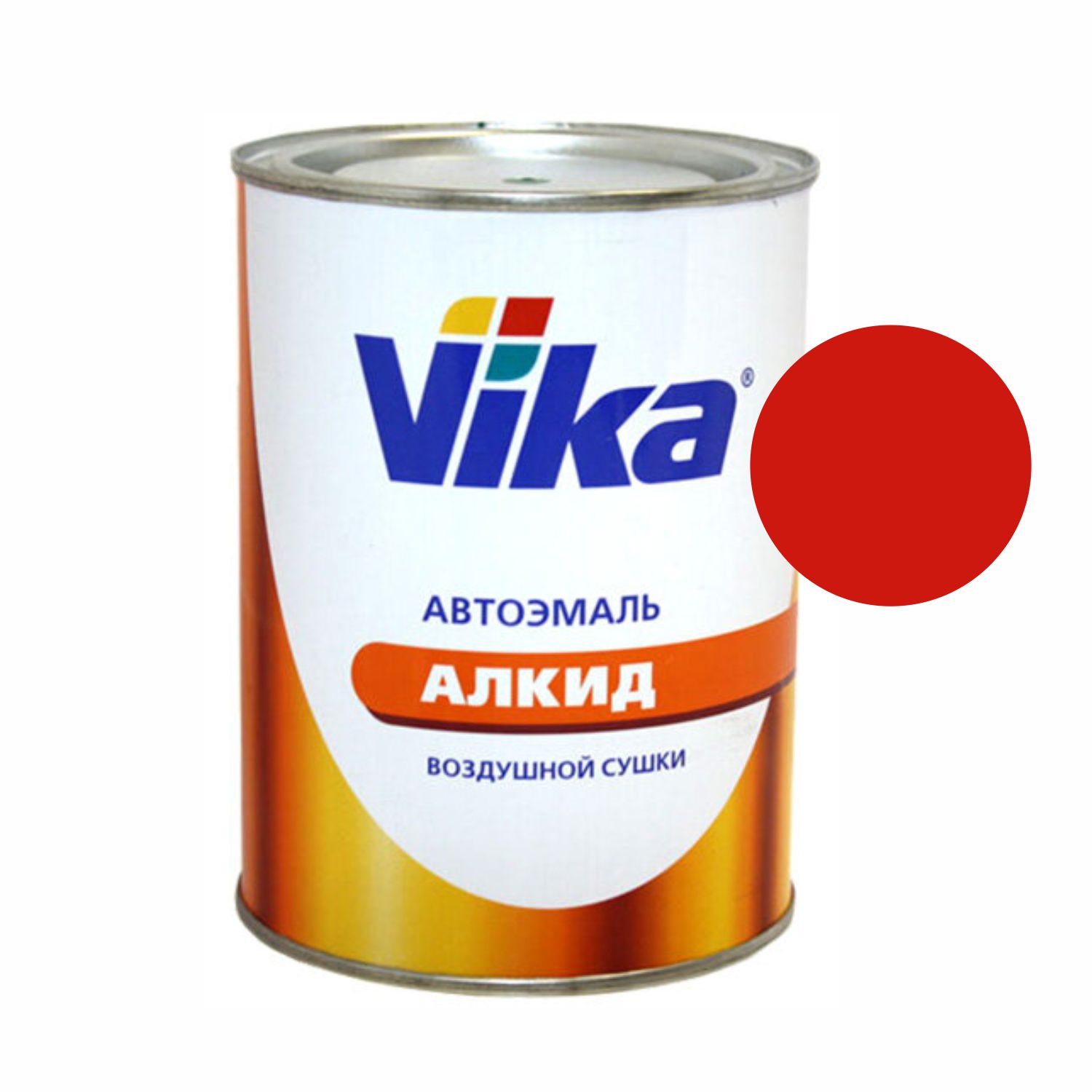 1015 красная автоэмаль алкидная 1к vika-60 0,8кг vika