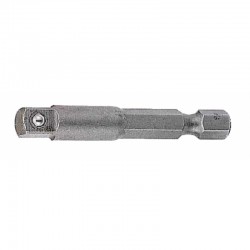 адаптер 1/4"(m) 50мм шестигранник/квадрат force