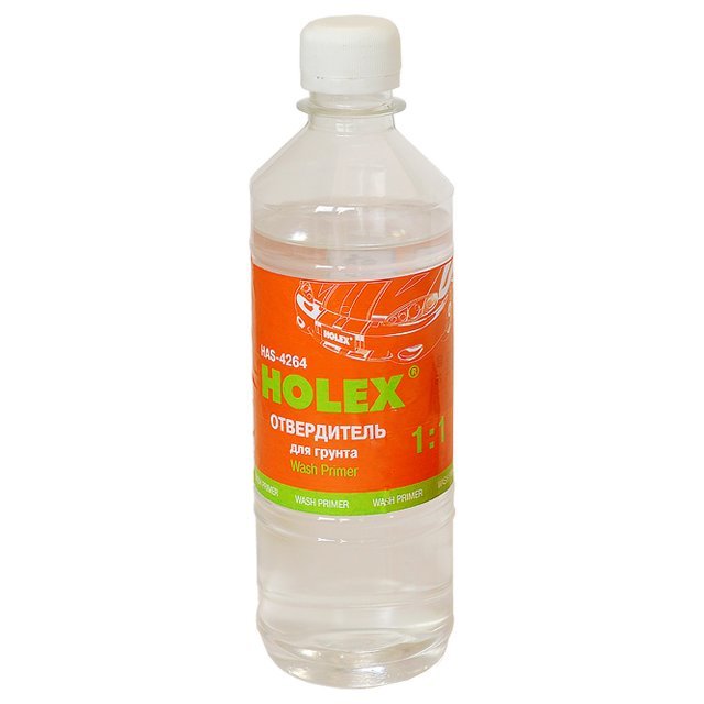 отвердитель для грунта wash primer 1:1 0,5 л holex