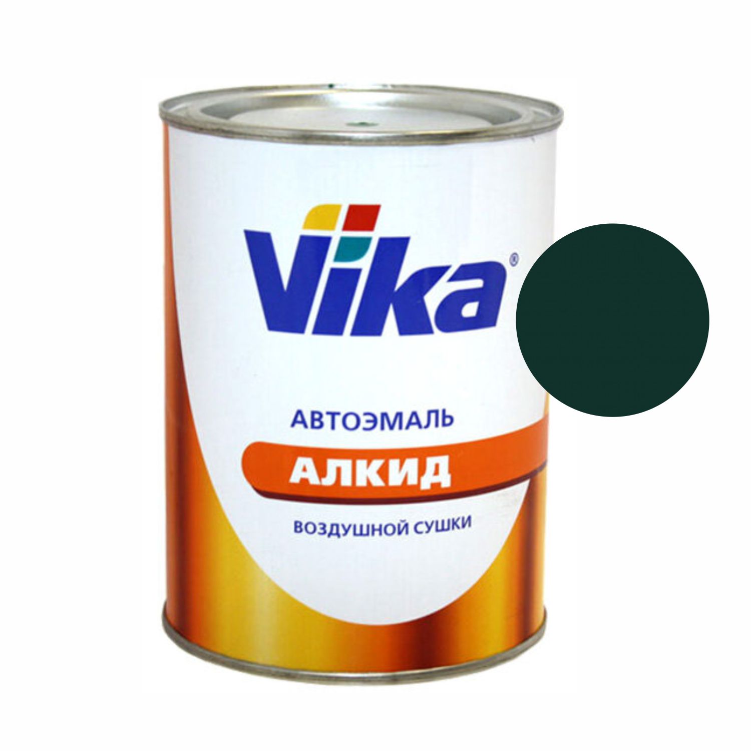 394 синевато-зелёная автоэмаль алкидная 1к vika-60 0,8кг vika