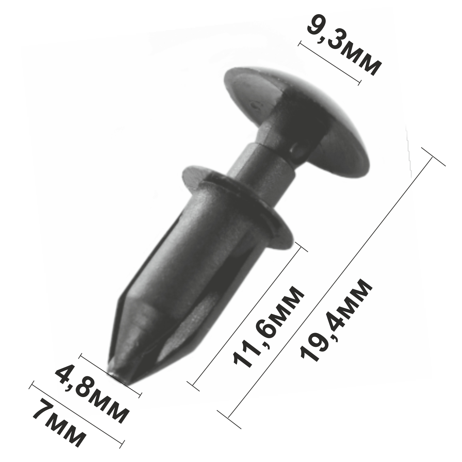 10152 (c0152) клипса автомобильная (6500787, 16500308) gm