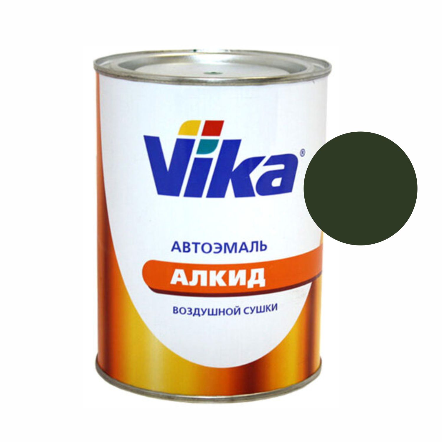 темно-болотная автоэмаль алкидная 1к vika-60 0,9кг vika