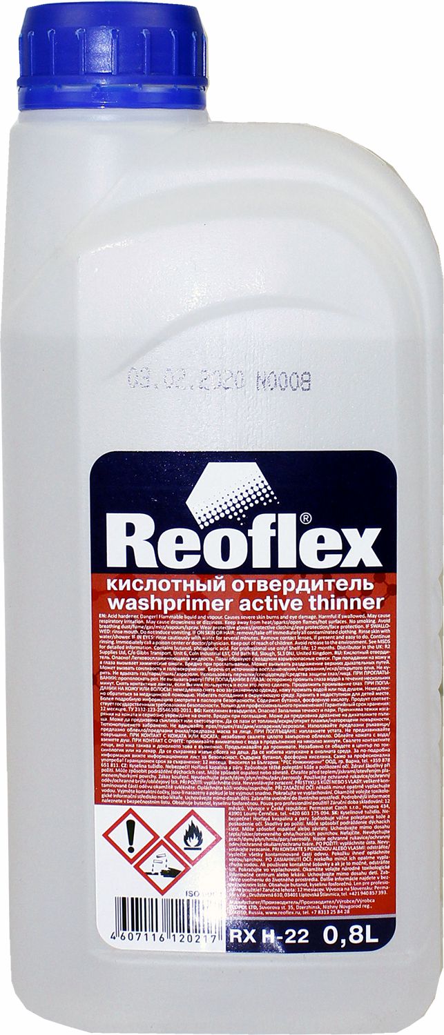 отвердитель кислотный для фосфатирующего грунта 0,8л reoflex