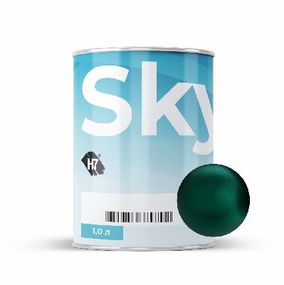 7043 Phthalocyanine green компонент для подбора автоэмалей базовый 1л SkyMix H7