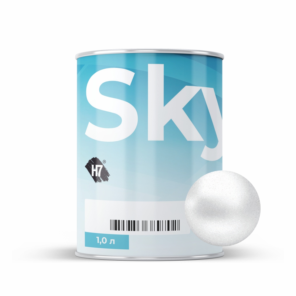 7131 medium shining silver компонент для подбора автоэмалей базовый 1л skymix h7