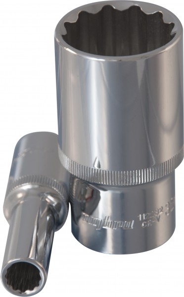головка торцевая глубокая 12-гранная 1/2"dr, 32 мм ombra