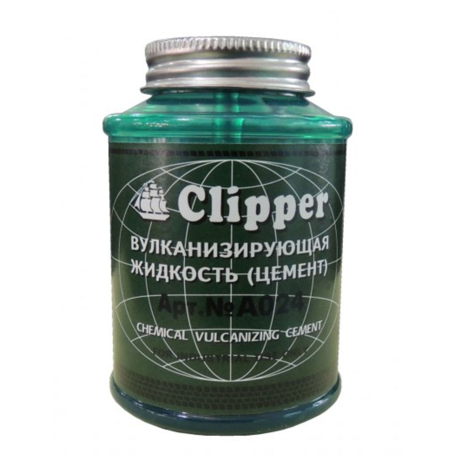 клей-цемент a024 зеленый 240мл clipper