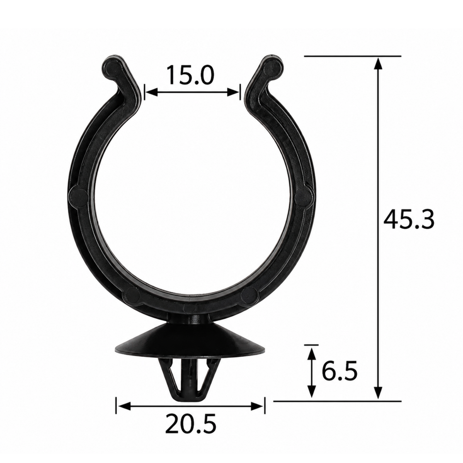 13988 (C3988) клипса пластиковая
