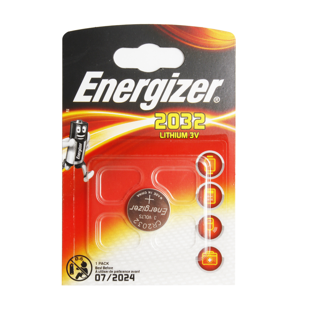 батарейка lithium cr2032 fsb 1шт литиевая energizer