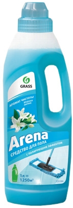 Средство для пола с полирующим эффектом "ARENA" водная лилия 1л GraSS