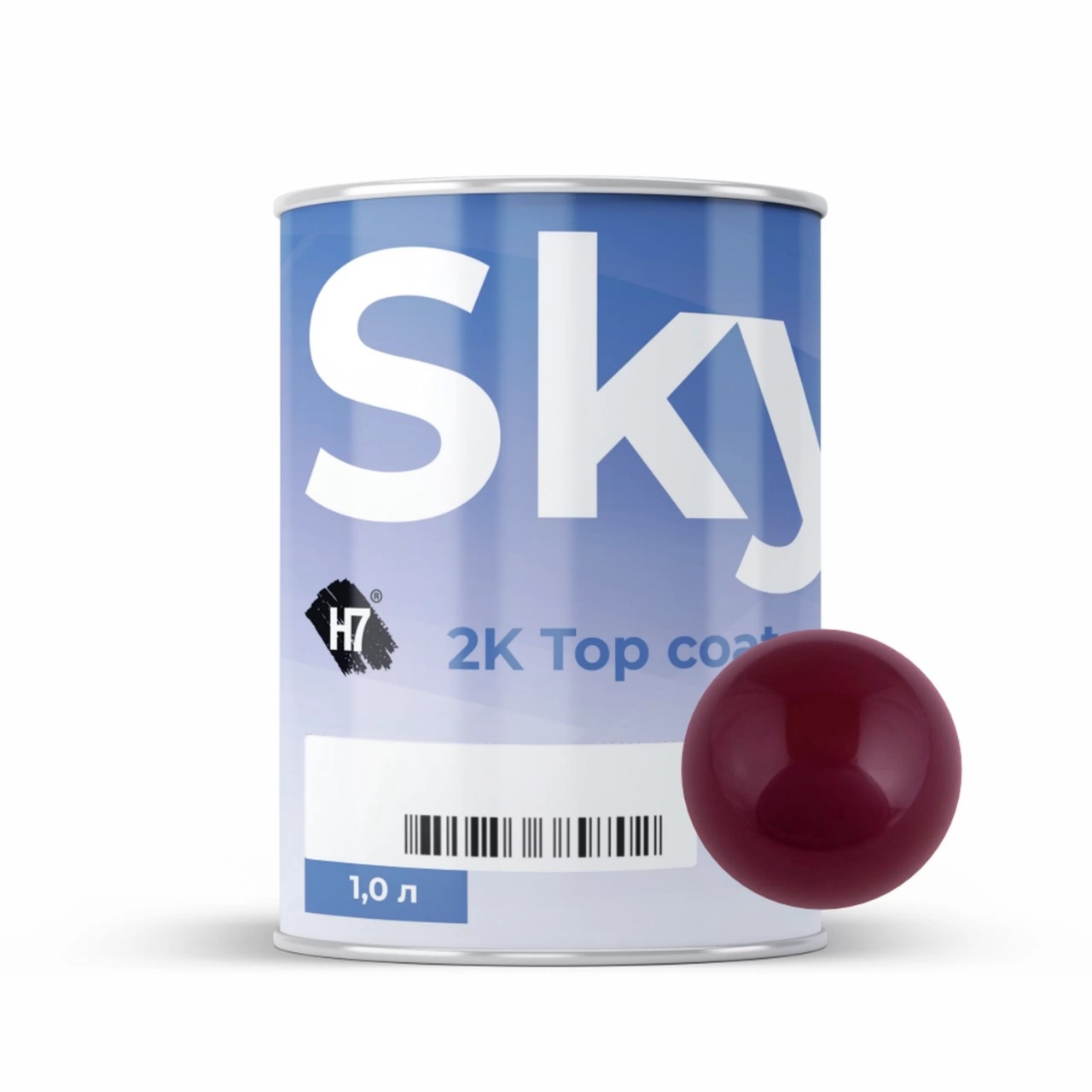 7512 Violet red 2К 2:1 акриловый компонент подбора автоэмалей 1л SkyMix H7