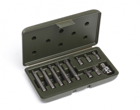 набор вставок spline 3/8" (m5,m6,m8,m10,m12), длина 75 мм, 11 предметов дело техники