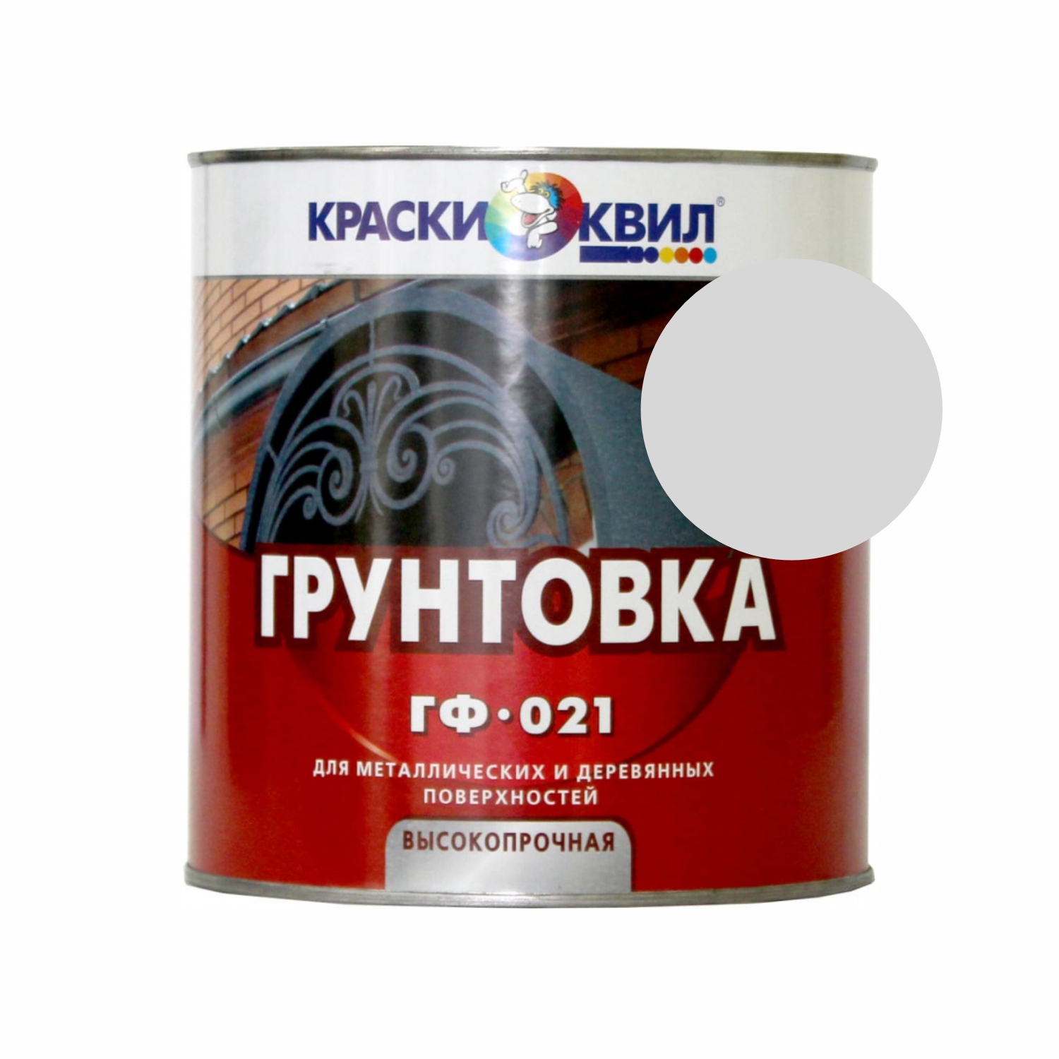 грунтовка светло-серая гф-021 2,2л(1,9кг) квил