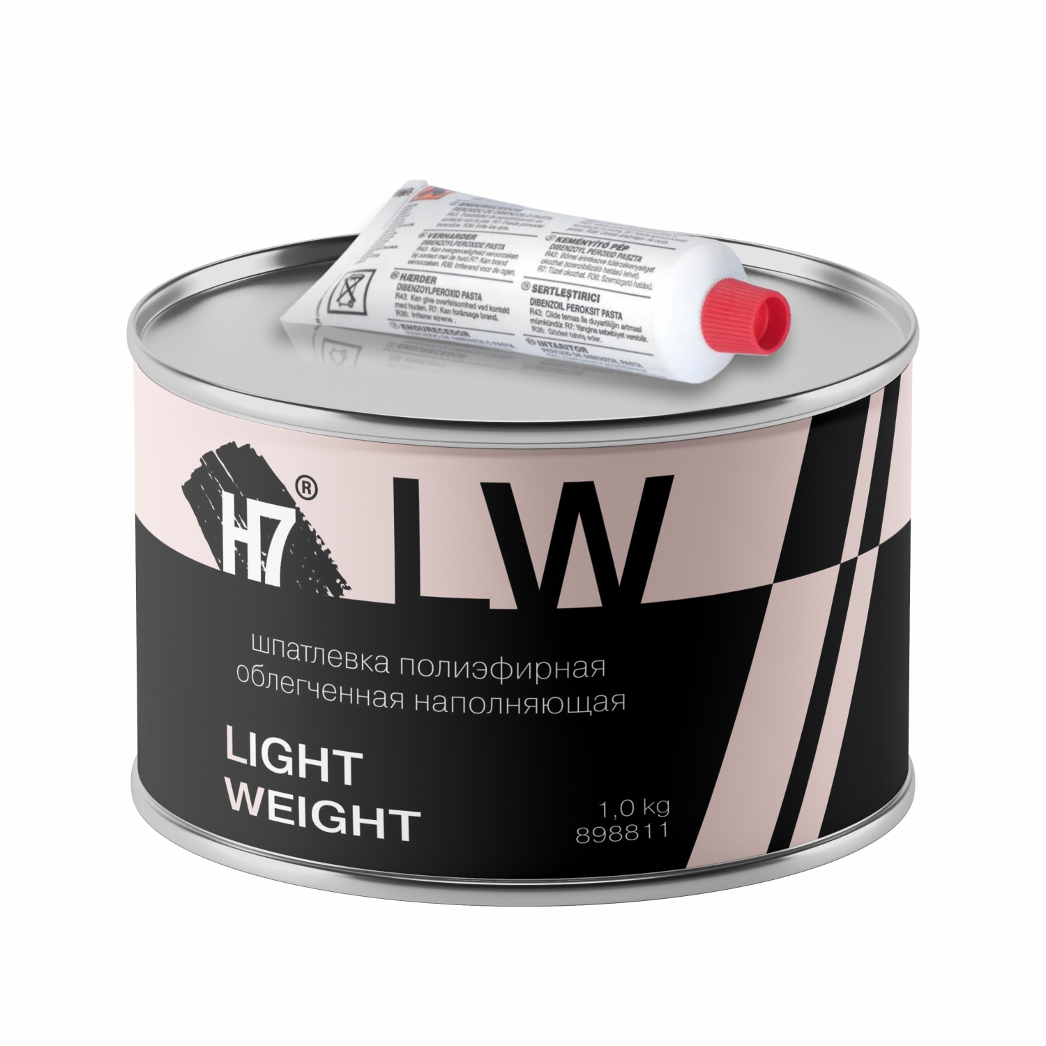 шпатлевка полиэфирная облегченная наполняющая light weight 1л н7