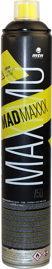 краска xxxl mad maxx plata / хром - серебро 750 мл mtn