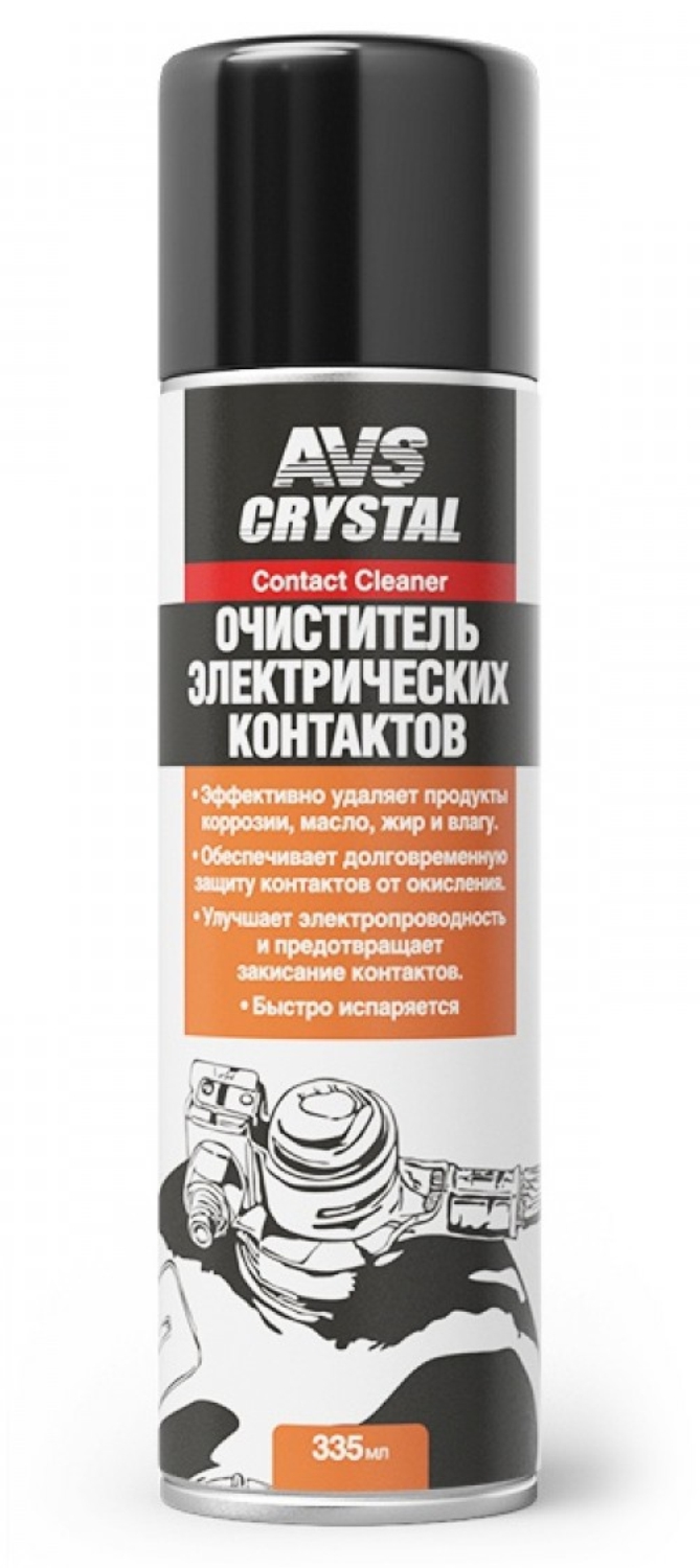 очиститель электроконтактов avk-033 аэрозоль 335 мл. avs