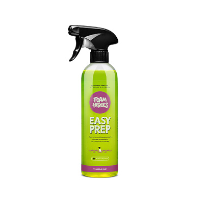 очиститель-обезжириватель на спиртовой основе easy prep 500мл foam heroes (триггер)