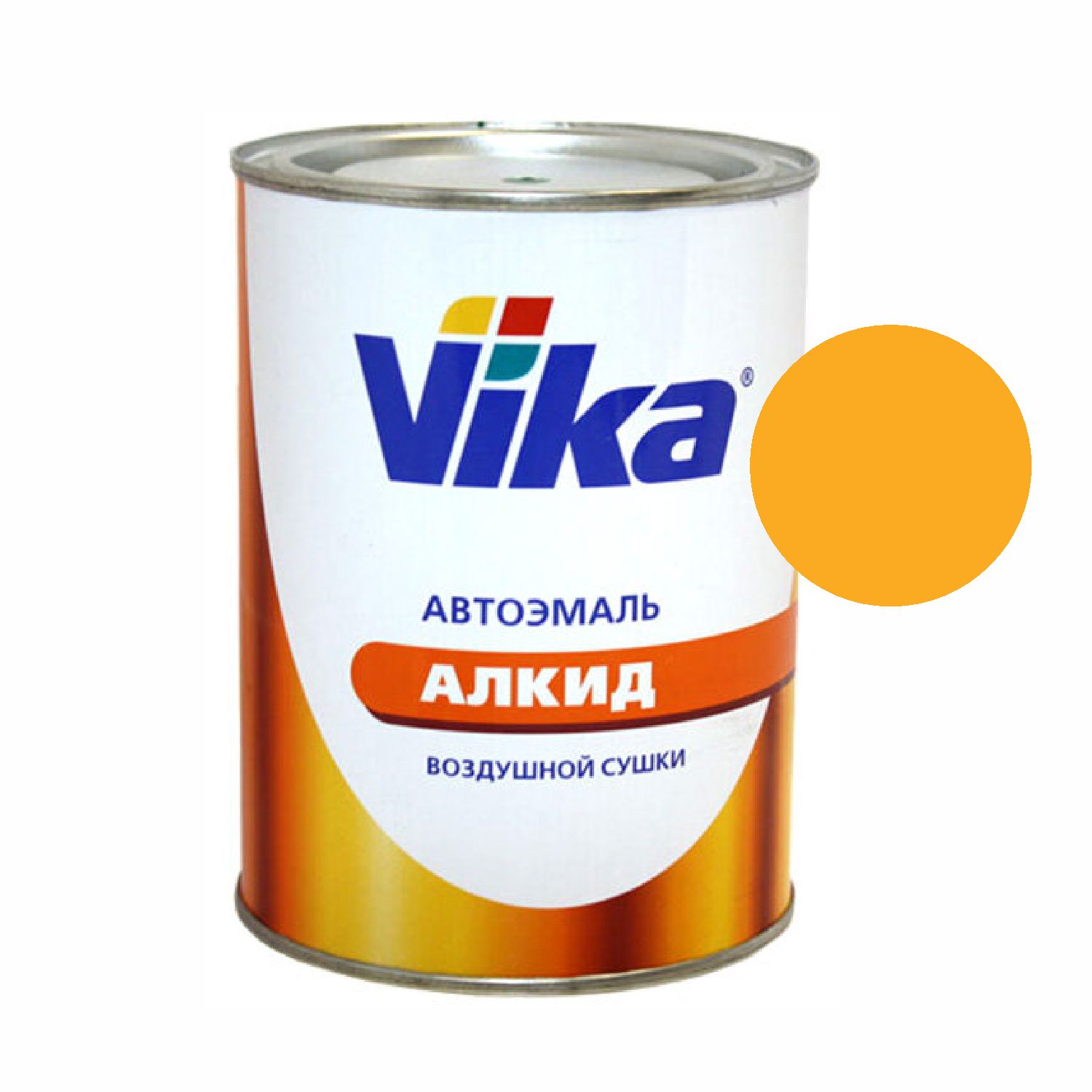 1033 ral желтый георгиновый автоэмаль алкидная 1к vika-60 0,8кг vika