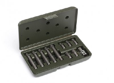 Набор вставок RIBE 3/8" (M7,M8,M9,M10,M12) длина 30 мм и 75 мм, 11 предм. Дело техники