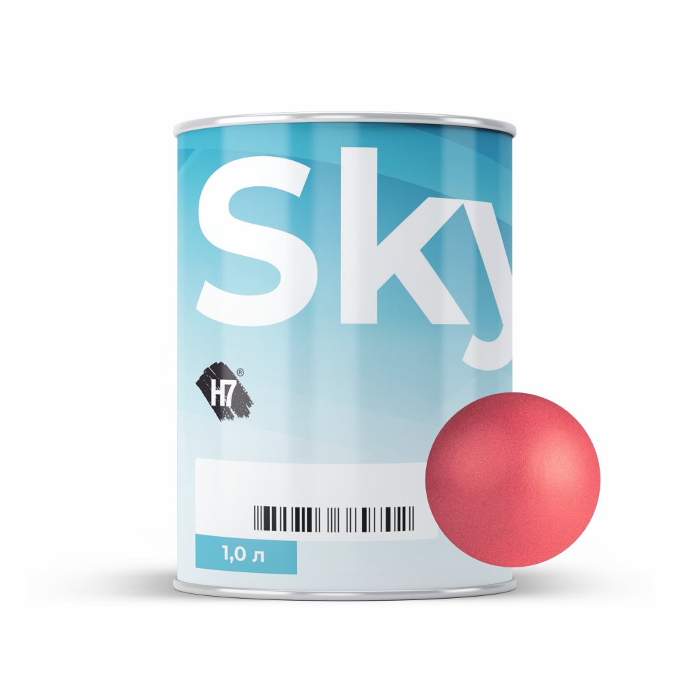 7211 red pearl (fine) компонент для подбора автоэмалей базовый 1л skymix h7