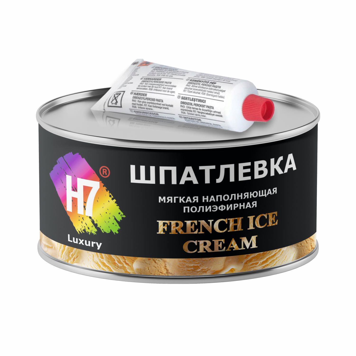 шпатлевка мягкая наполняющая полиэфирная french ice cream 0,5 л (0,99 кг) h7