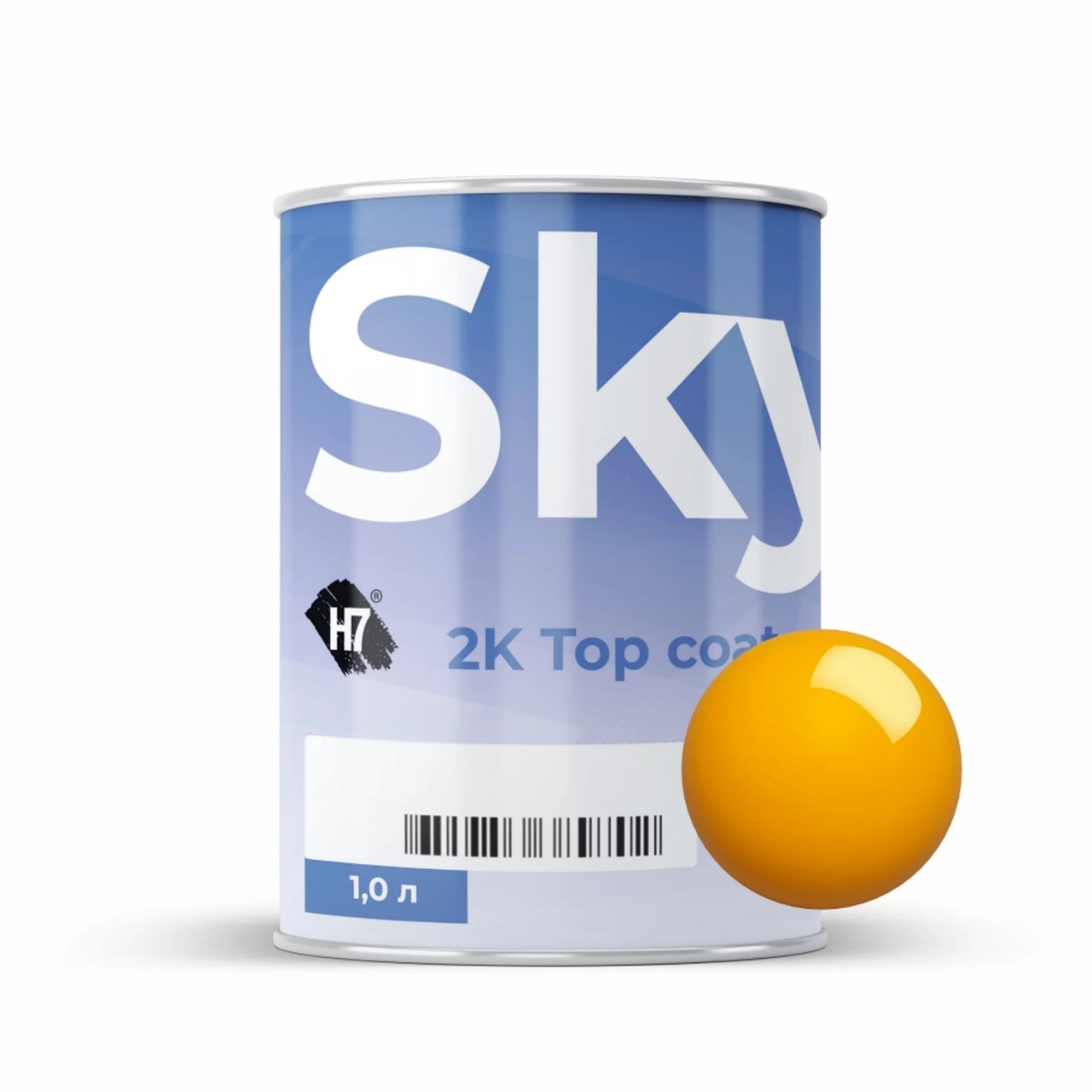 7531 Fancy yellow 2К 2:1 акриловый компонент подбора автоэмалей 1л SkyMix H7