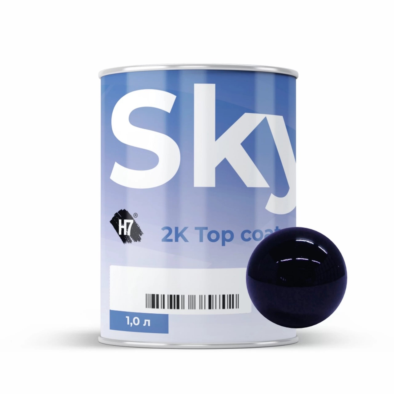 7560 Permanent purple 2К 2:1 акриловый компонент подбора автоэмалей 1л SkyMix H7