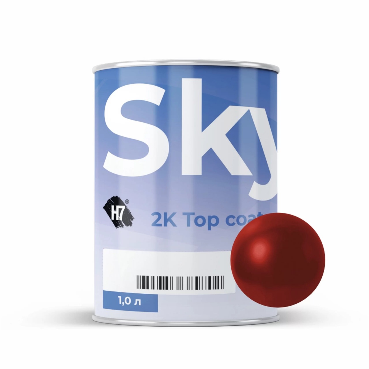 7515 Iron red 2К 2:1 акриловый компонент подбора автоэмалей 1л SkyMix H7