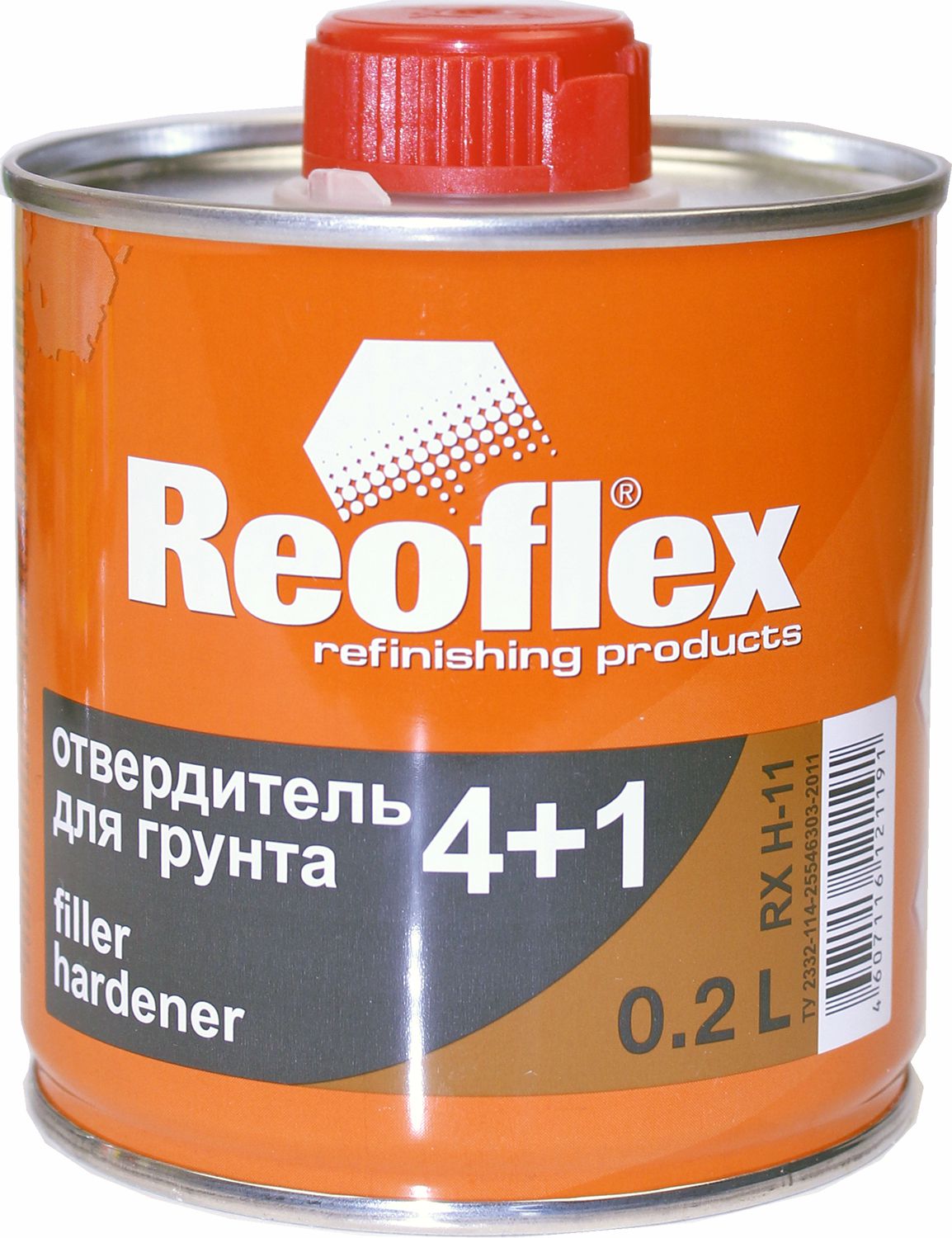отвердитель для грунта 2к 4+1 0,2л reoflex