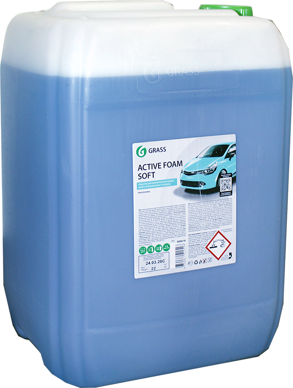 активная пена "active foam soft" 22кг grass